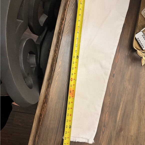 Bevvy Flog Aviv Button Fly White Denim sz 28 nwot - Picture 11 of 11